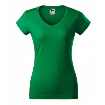 Malfini Adler Koszulka damska Fit V-neck 162 pod Haft lub Nadruk z Logo Firmy