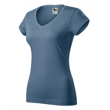 Malfini Adler Koszulka damska Fit V-neck 162 pod Haft lub Nadruk z Logo Firmy